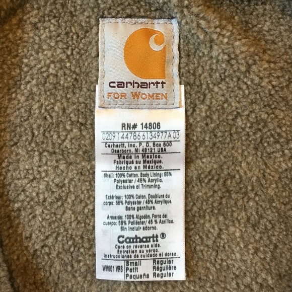 Carhartt for Women’s Mock Neck Jacket Vest, Size Small - Picture 5 of 6